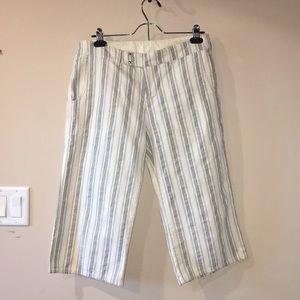 Wide Leg Capri Pants